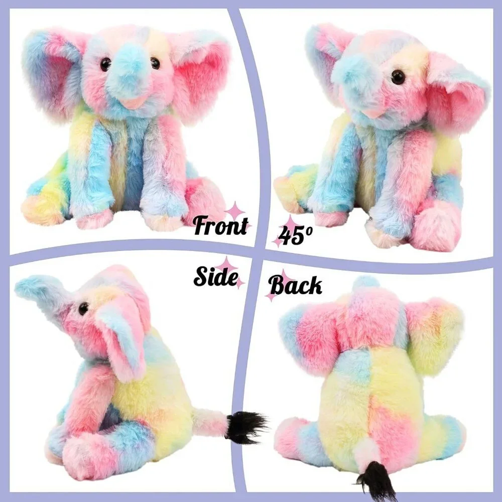 Adorable Plush Calf Elephant Toy Floppy Elephish Ultra Soft Stuffed Animal